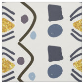 Trendy Hand Drawn Tribal Geometric Pattern Stof (Swatch)