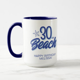 Trendy Hand Getekende Doodle 30 Is Een Strand Verj Mok