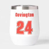 Trendy Hand getrokken Honkbal Mama Gepersonaliseer (Achterkant)