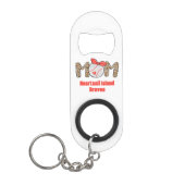 Trendy Hand getrokken Honkbal Mama Gepersonaliseer Mini Flessenopener (Voorkant)