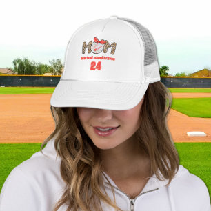 Trendy Hand getrokken Honkbal Mama Gepersonaliseer Trucker Pet