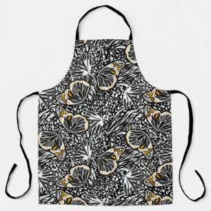 Trendy hand sketch butterflies die met elkaar verm schort