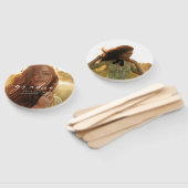 Trendy Handgeschreven de Foto van het Afstuderen v Handwaaier (Niet-gemonteerd)