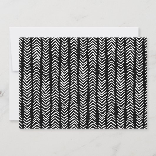 Trendy handgeschreven scriptfoto save the date (Achterkant)