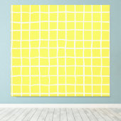 Trendy handgetekende inktvormen canvas afdruk (Insitu (Houten vloer))
