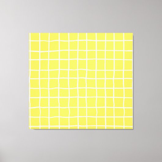 Trendy handgetekende inktvormen canvas afdruk (Voorkant)