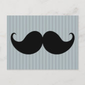 Trendy Handlebar Mustache Mustache Stache Briefkaart (Voorkant)