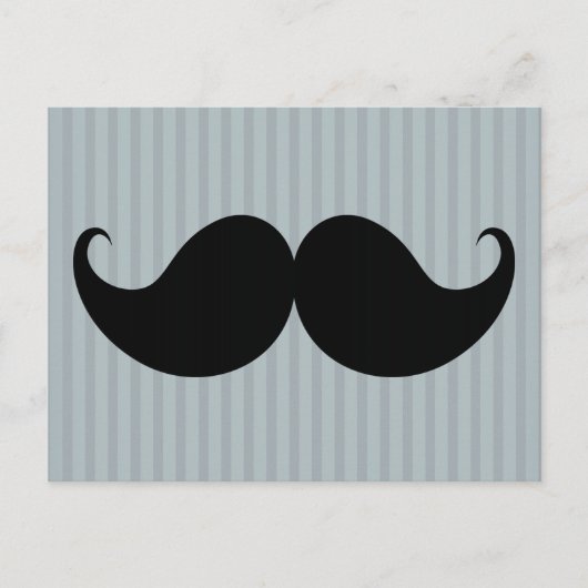 Trendy Handlebar Mustache Mustache Stache Briefkaart (Voorkant)