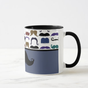 Trendy Handlebar Mustache Mustache Stache Mok