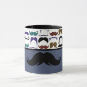 Trendy Handlebar Mustache Mustache Stache Mok (Midden)