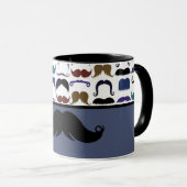 Trendy Handlebar Mustache Mustache Stache Mok (Voorkant rechts)