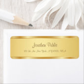 Trendy Handwrity Name Text Professional Gold Etiket (Insitu)