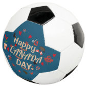 Trendy Happy Canada Day Voetbal (Drie kwart)