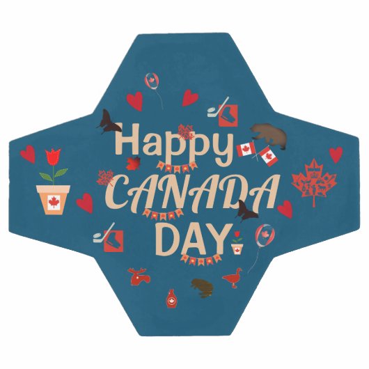 Trendy Happy Canada Day Voetbal (Enkel)