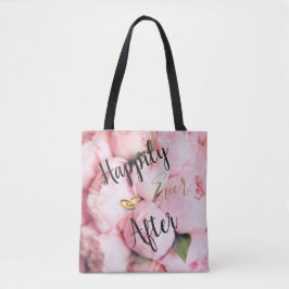 Trendy Happy End Design Tote Bag