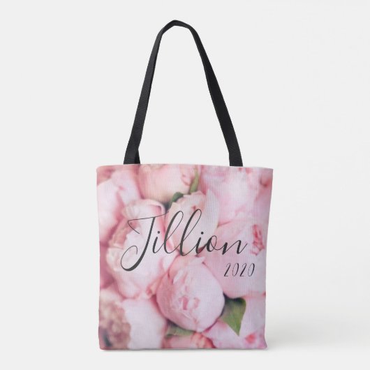 Trendy Happy End Design Tote Bag (Achterkant)