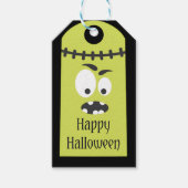 Trendy Happy Halloween Funky Gift Cadeaulabel (Voorkant)