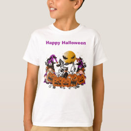 Trendy Happy Halloween Gnome Boy T-shirt