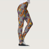 Trendy Happy Halloween Grey Gnome Leggings (Rechts)