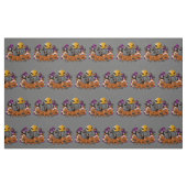Trendy Happy Halloween Grey Gnome Stof (Fat Quarter)