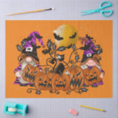 Trendy Happy Halloween Oranje Gnome Tissuepapier (Craft)