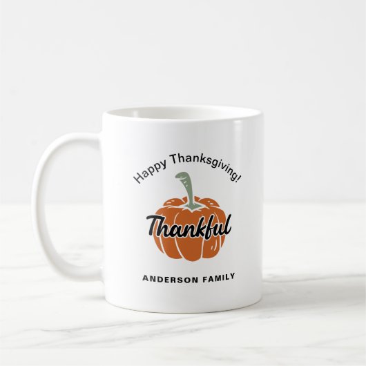 Trendy Happy Thanksgiving Koffiemok (Links)