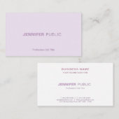 Trendy Harmonic Colors Professional Elegant Plain Visitekaartje (Voorkant / Achterkant)