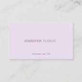 Trendy Harmonic Colors Professional Elegant Plain Visitekaartje (Voorkant)