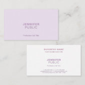 Trendy Harmonic Colors Professional Elegant Plain Visitekaartje (Voorkant / Achterkant)