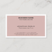 Trendy Harmonic Colors Professional Elegant Plain Visitekaartje (Achterkant)