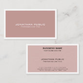 Trendy Harmonic Colors Professional Elegant Plain Visitekaartje (Voorkant / Achterkant)