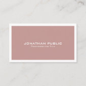 Trendy Harmonic Colors Professional Elegant Plain Visitekaartje (Voorkant)