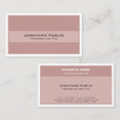 Trendy Harmonic Colors Professional Stylish Plain Visitekaartje (Voorkant / Achterkant)