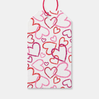 Trendy hart Doodles 01 Cadeaulabel