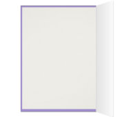 Trendy hart foto collage lavendel Wenskaart (Binnen (Links))