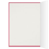 Trendy hart foto collage roze Wenskaart (Binnen (Links))