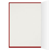 Trendy hart fotocollage rood Wenskaart (Binnen (Links))