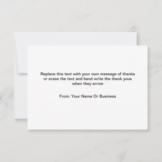 Trendy hart thema dank u kaarten (Achterkant)