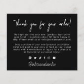 Trendy Hartelijk dank voor uw bestelbrochure Flyer (Voorkant)