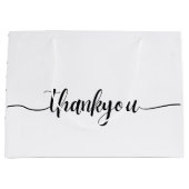 Trendy Hartelijk dank voor uw zakelijke, aangepast Groot Cadeauzakje (Voorkant)