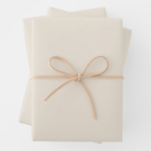 Trendy Havermout Beige - Wrapping Paper Sheets Set
