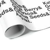 Trendy Health Food Cadeaupapier (Rol Hoek)