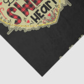 Trendy Heart Glitter Valentijnsdag Tissuepapier (Detail)