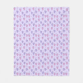 Trendy Heart Pattern Fleece Blanket Deken (Voorkant)