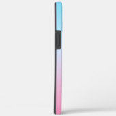 Trendy hedendaags Blauwgroen roze blauw Case-Mate iPhone Case (Achterkant / Rechts)