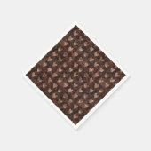 Trendy Hedendaags Hartpatroon Kerstfeest Servet (Hoek)