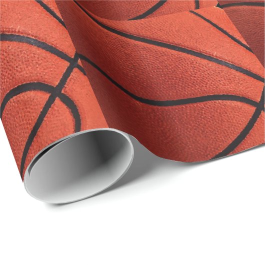 Trendy Heet Basketbal Wrapping Papier (Rol Hoek)