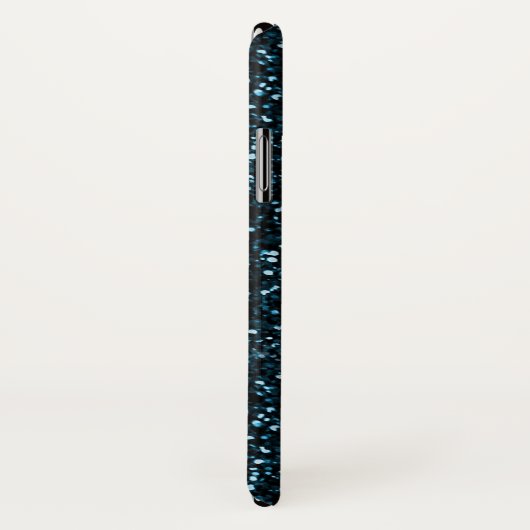 Trendy Heet donkerblauw geprint glitter gepersonal Case-Mate iPhone Case (Achterkant / rechts)