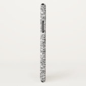 Trendy Heet zilver bedrukt glitter gepersonaliseer Case-Mate iPhone Case (Achterkant / rechts)