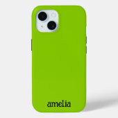 Trendy Helder Groen Gepersonaliseerd Case-Mate iPhone Case (Achterkant)